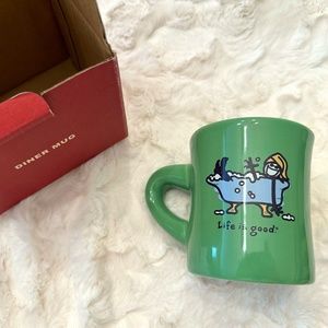 BRAND NEW Life Is Good Home Diner Mug - Bubble Bath